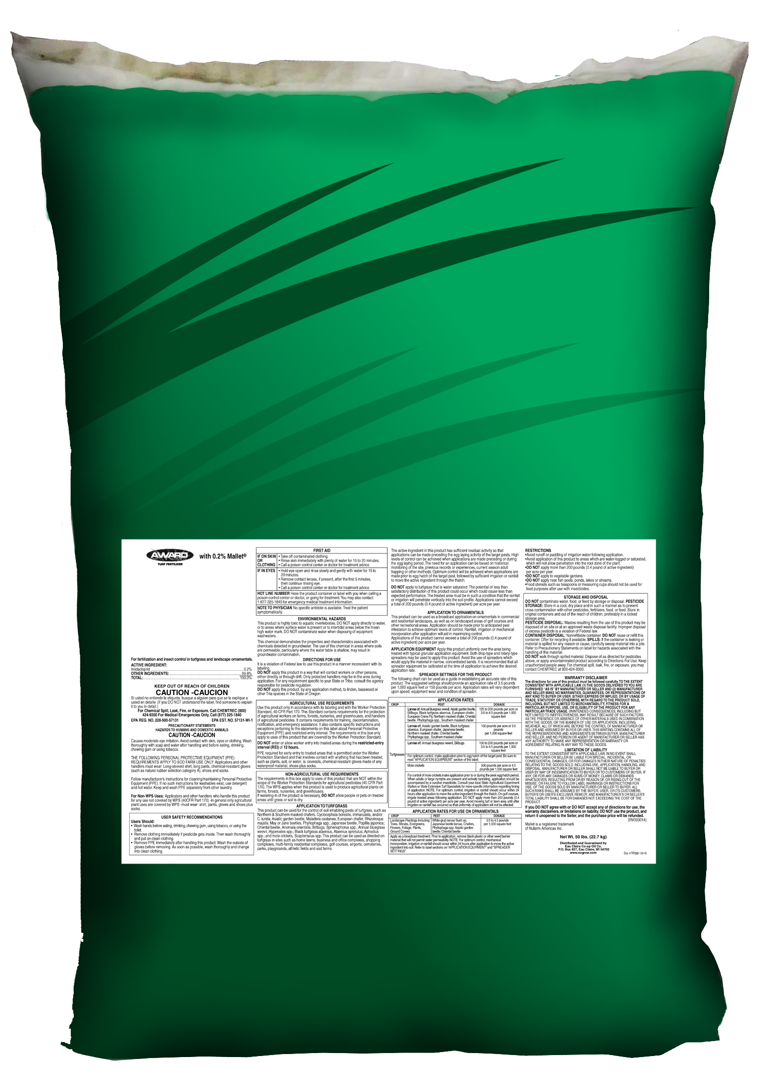 Long-Lasting Insect Control - EC Grow Professional Turf Fertilizer